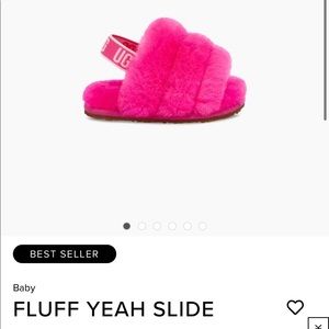 Uggs Fluff Yeah toddler slipper never worn size 9